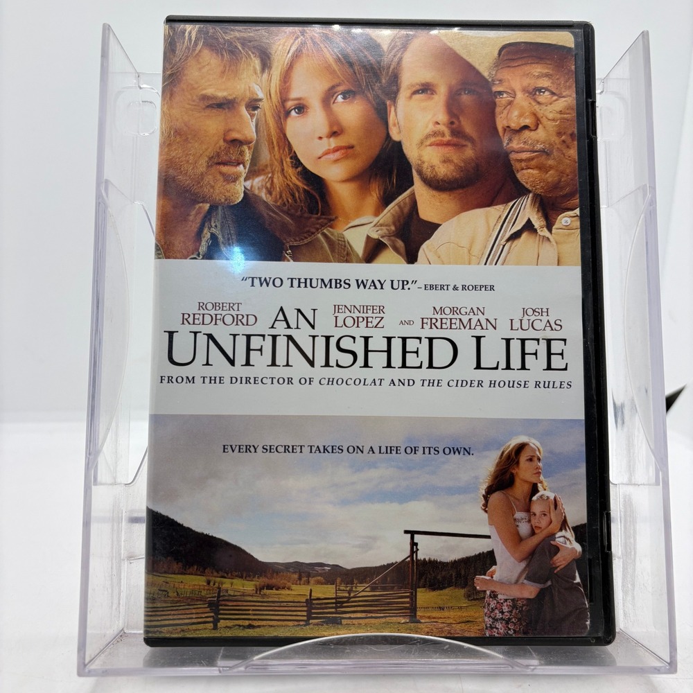 An Unfinished Life DVD Robert Redford Jennifer Lopez Morgan Freeman Miramax 2005
